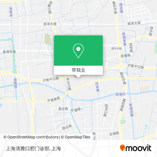 上海清雅口腔门诊部地图