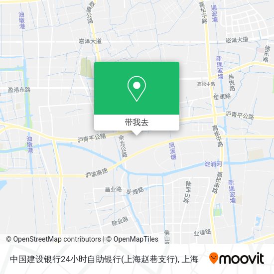 中国建设银行24小时自助银行(上海赵巷支行)地图