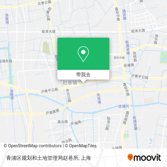 青浦区规划和土地管理局赵巷所地图