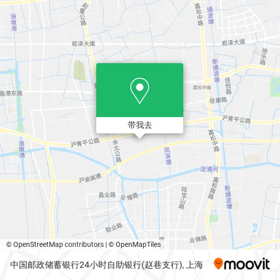 中国邮政储蓄银行24小时自助银行(赵巷支行)地图
