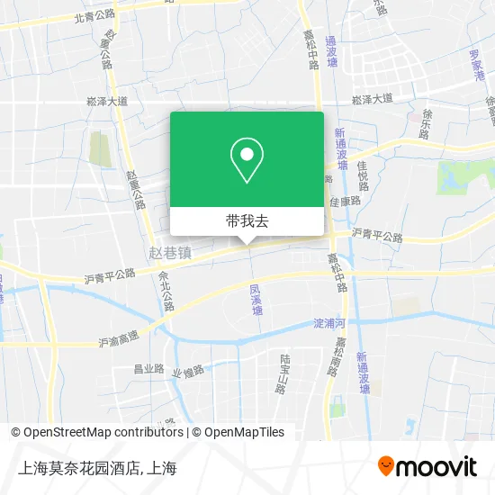 上海莫奈花园酒店地图