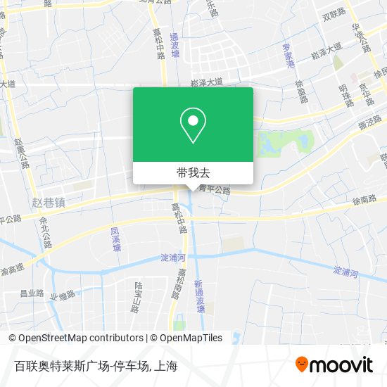 百联奥特莱斯广场-停车场地图