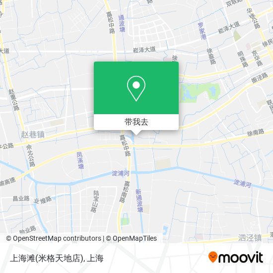 上海滩(米格天地店)地图