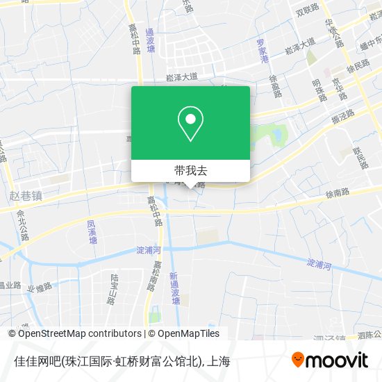 佳佳网吧(珠江国际·虹桥财富公馆北)地图
