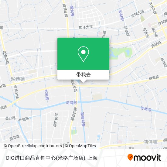 DIG进口商品直销中心(米格广场店)地图