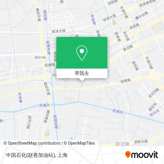 中国石化(赵巷加油站)地图