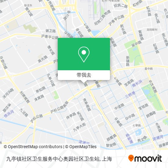 九亭镇社区卫生服务中心奥园社区卫生站地图