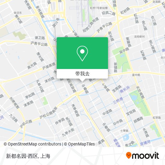 新都名园-西区地图