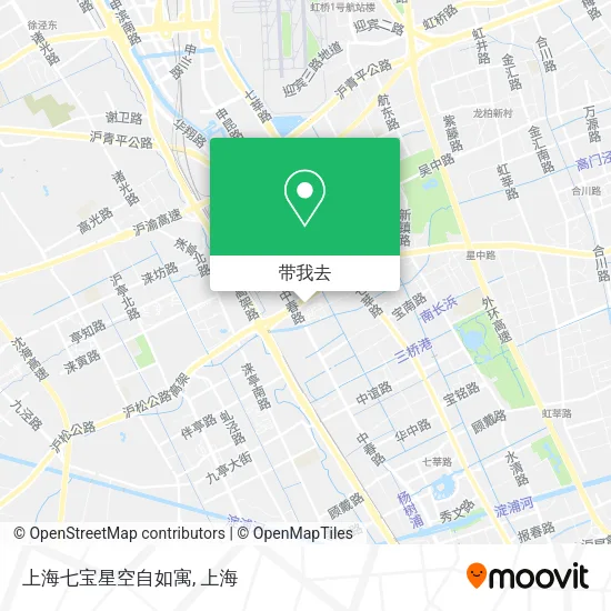 上海七宝星空自如寓地图