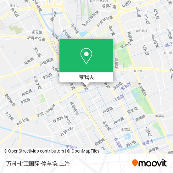 万科·七宝国际-停车场地图