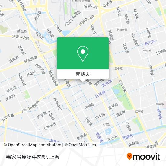 韦家湾原汤牛肉粉地图