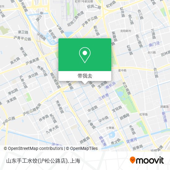 山东手工水饺(沪松公路店)地图