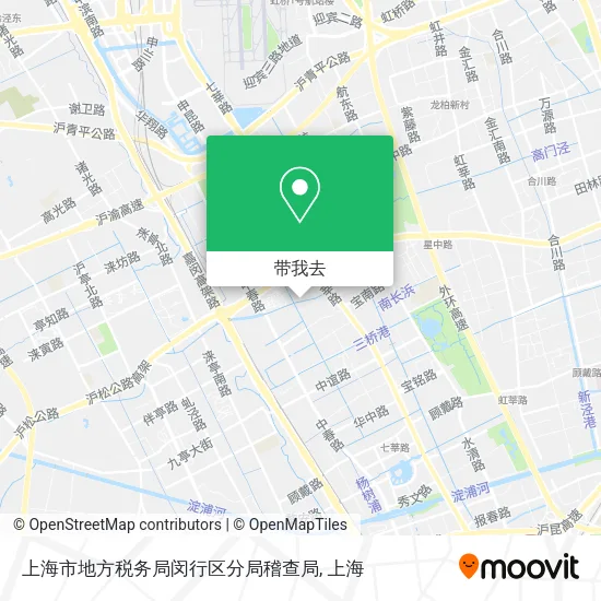 上海市地方税务局闵行区分局稽查局地图
