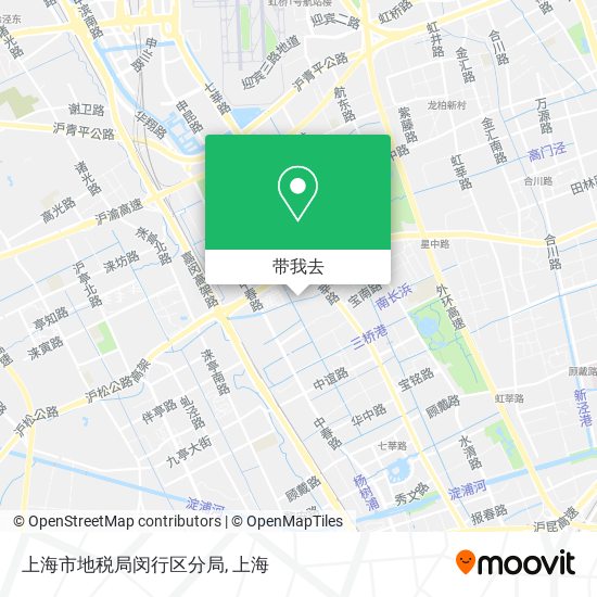 上海市地税局闵行区分局地图