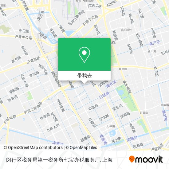 闵行区税务局第一税务所七宝办税服务厅地图