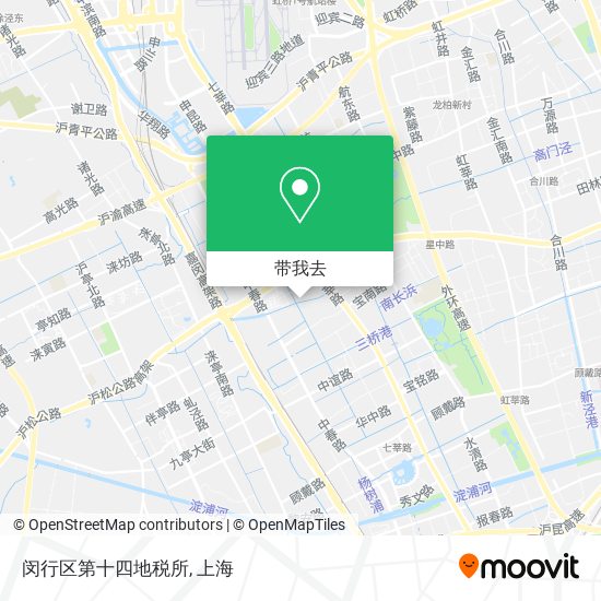 闵行区第十四地税所地图
