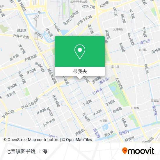 七宝镇图书馆地图