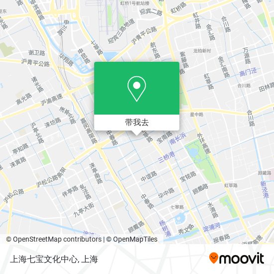 上海七宝文化中心地图