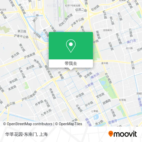 华莘花园-东南门地图