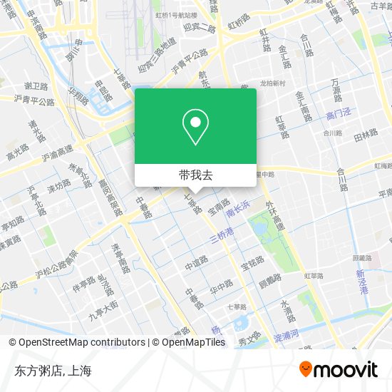 东方粥店地图