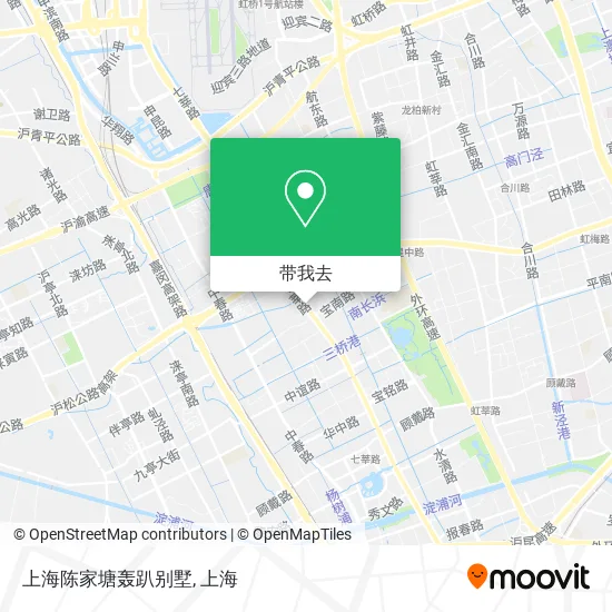 上海陈家塘轰趴别墅地图