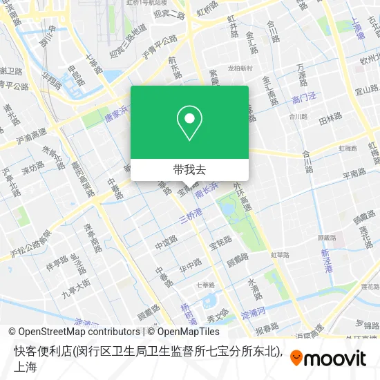 快客便利店(闵行区卫生局卫生监督所七宝分所东北)地图