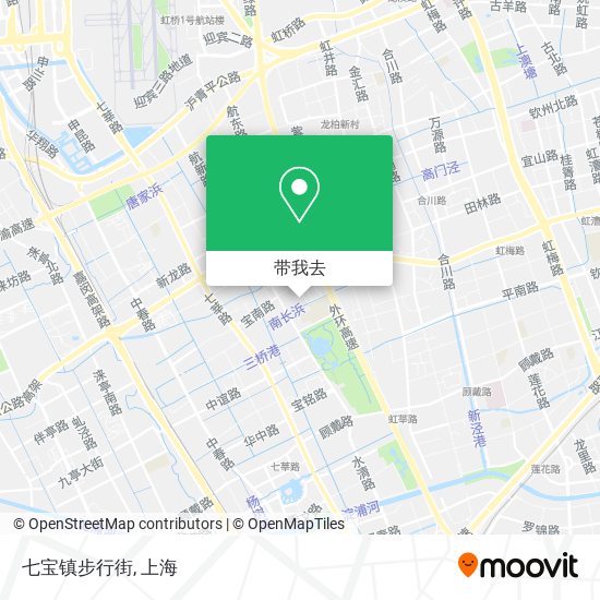 七宝镇步行街地图