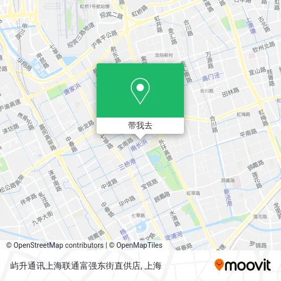 屿升通讯上海联通富强东街直供店地图