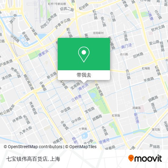 七宝镇伟高百货店地图