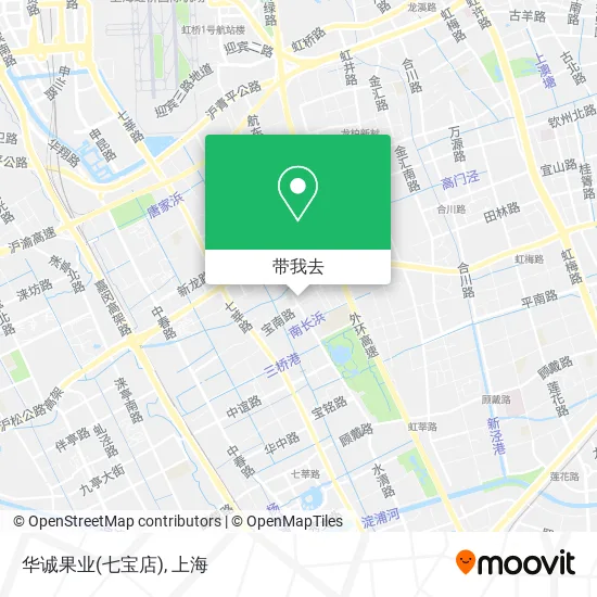 华诚果业(七宝店)地图