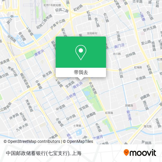 中国邮政储蓄银行(七宝支行)地图