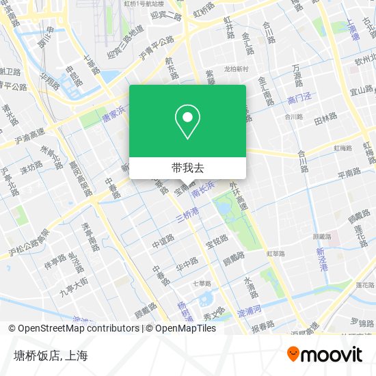 塘桥饭店地图