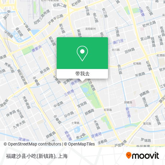 福建沙县小吃(新镇路)地图
