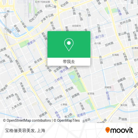 宝格俪美容美发地图