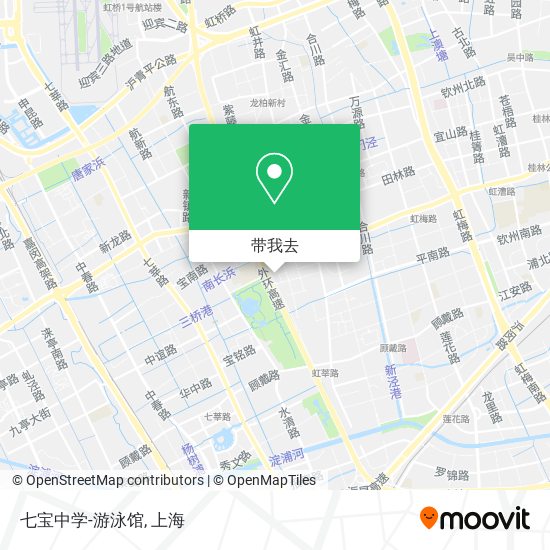 七宝中学-游泳馆地图