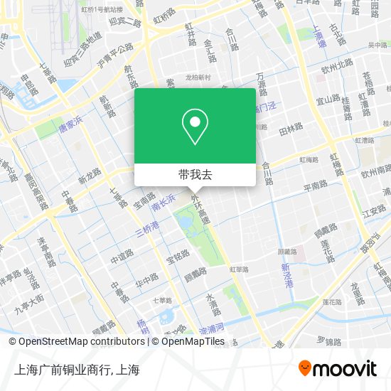 上海广前铜业商行地图
