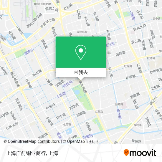 上海广前铜业商行地图