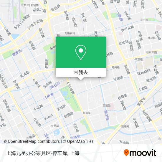上海九星办公家具区-停车库地图