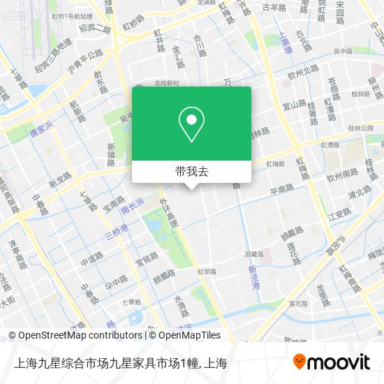 上海九星综合市场九星家具市场1幢地图