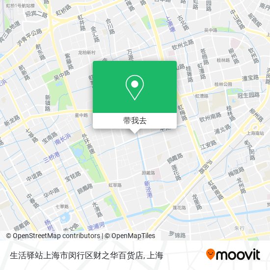 生活驿站上海市闵行区财之华百货店地图