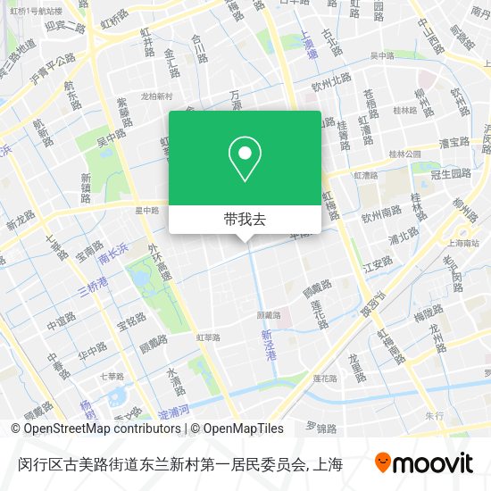 闵行区古美路街道东兰新村第一居民委员会地图