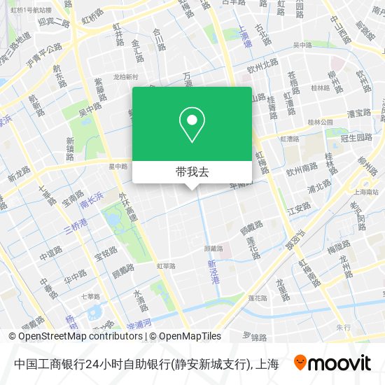中国工商银行24小时自助银行(静安新城支行)地图