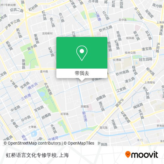虹桥语言文化专修学校地图