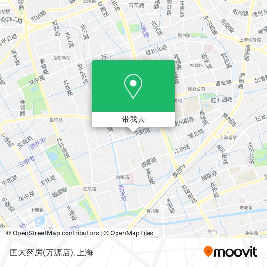 国大药房(万源店)地图