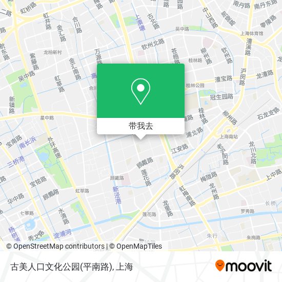 古美人口文化公园(平南路)地图