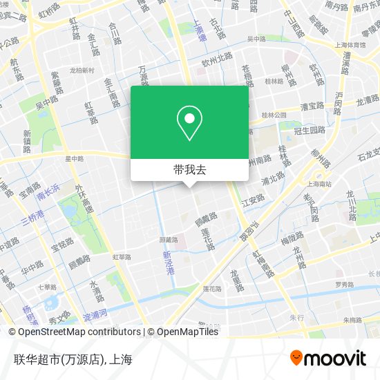 联华超市(万源店)地图