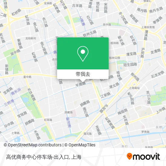 高优商务中心停车场-出入口地图