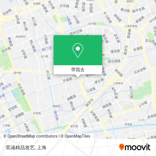 奕涵精品发艺地图
