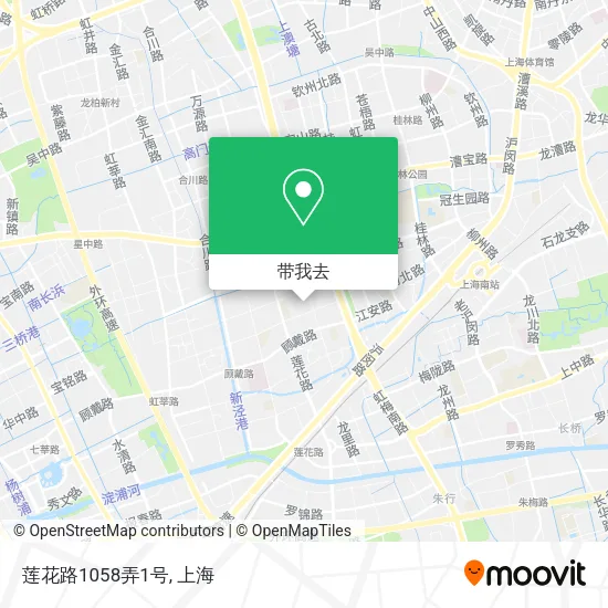 莲花路1058弄1号地图