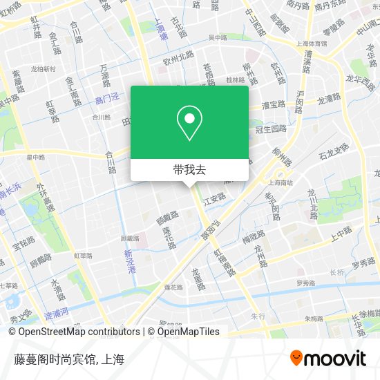 藤蔓阁时尚宾馆地图